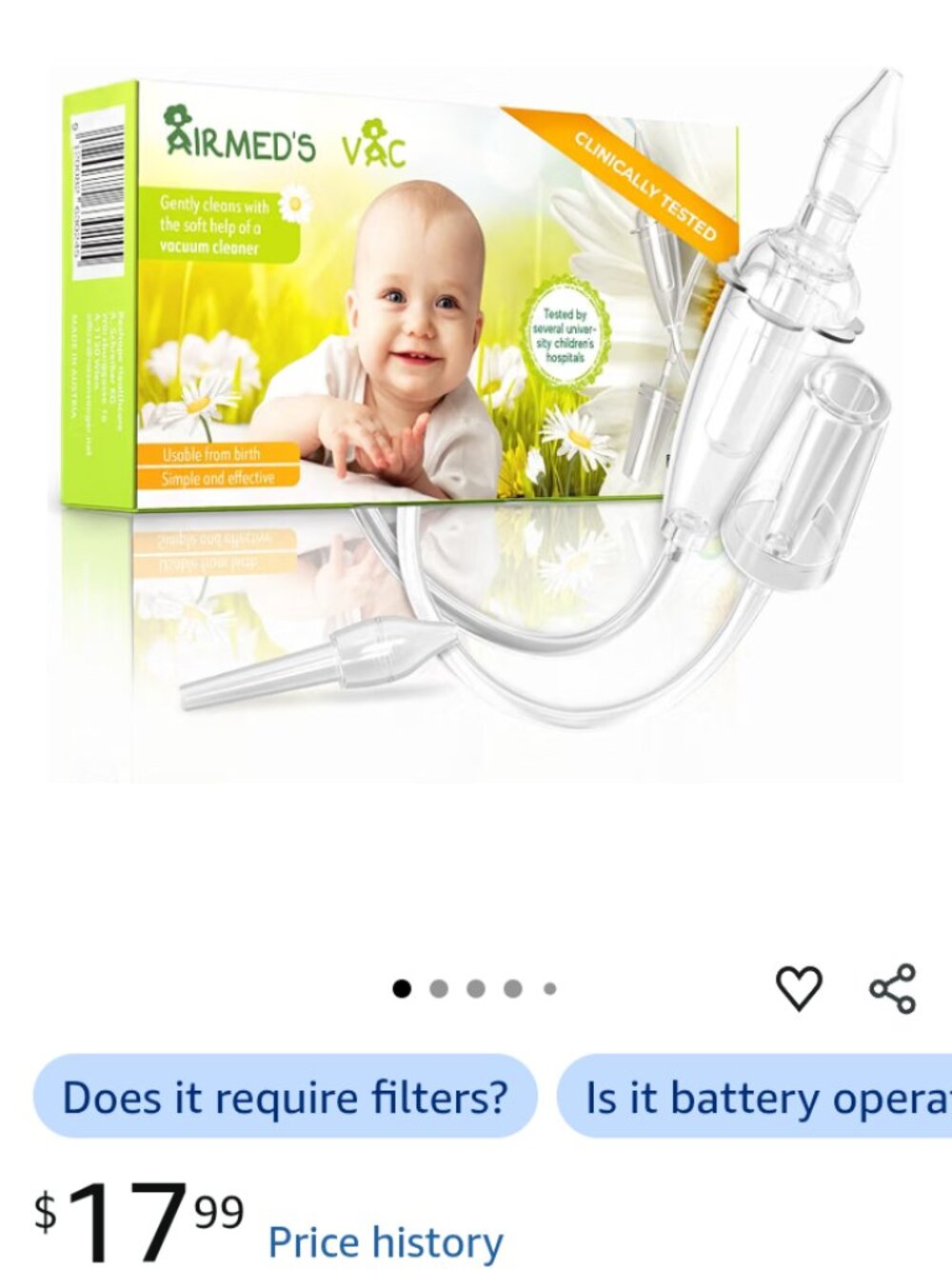 Airmed's Vacuum Nasal Aspirator